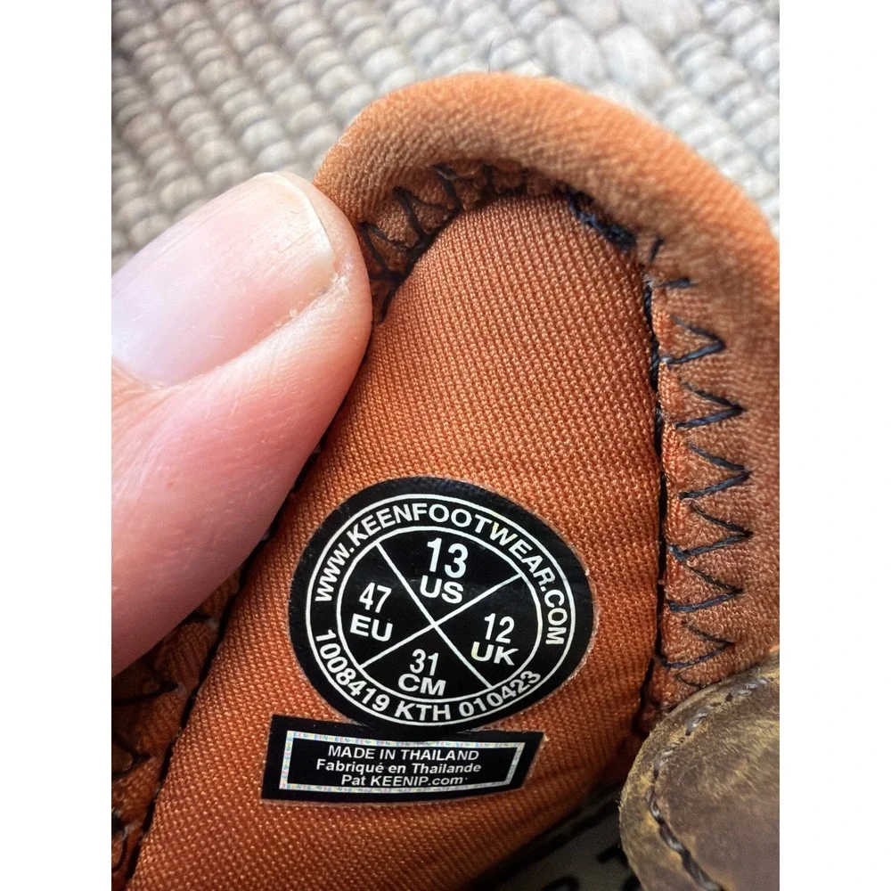 KEEN Newport H2 Men's Size 13 Olive Orange Hiking Water Sport Sandals